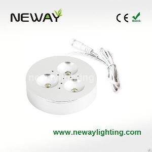 1w High Power Led Recessed Cabinet Spotlight Kits White