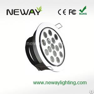 Aluminum Pmma 15w Single-color Dimmable Led Ceiling Light