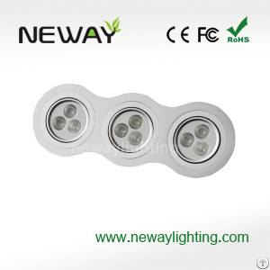 Aluminum Pmma 9w Led Grille Light