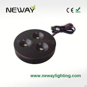 Dc12v 350ma Led Recessed Cabinet Spotlight Kits Rgb Coffee