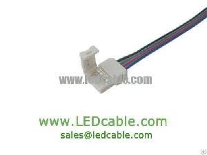 Tiras Led Rgb Conector, Con 4 Cables