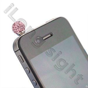 Gorgeous Diamond Earphone Dustproof Plug For Iphone, Ipod, Ipad And The Ones Which Has 3.5mm Audio I