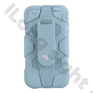 Robot Rugged Defender Case And Holster For Iphone 4s / 4