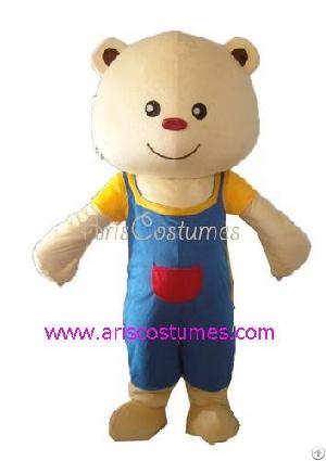 Bear Costume Fancy Dress Costumes Cartoon Character School Mascot Made