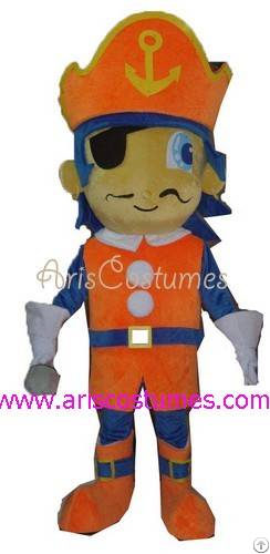 pirate costume mascot fancy dress party