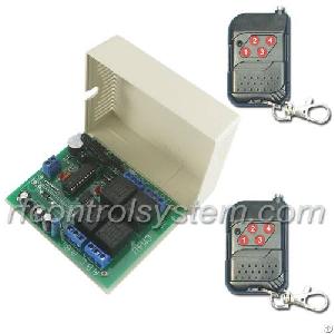 4 relay radio frequency transmitter receiver 12vdc