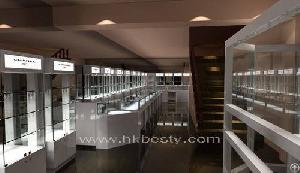 Watches Retail Store And Watch Store Showcase With Toughened Glass And Led Lighting