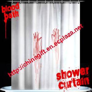 Blood Bath Shower Curtain