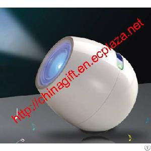 Vibration Speaker With Tf Card And 256 Colors Living Light