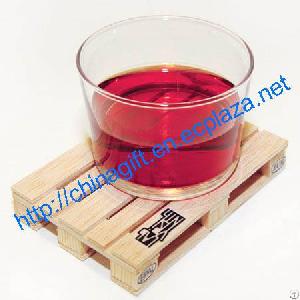 wood pallet glass coaster