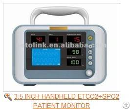 3.5 Inch Handheld Etco2 Spo2 Patient Monitor