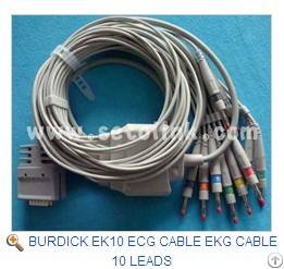 burdick ek10 ecg cable setolink electronics