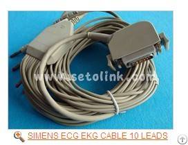 siemens hellige cardiosmart 10 leads ekg cable