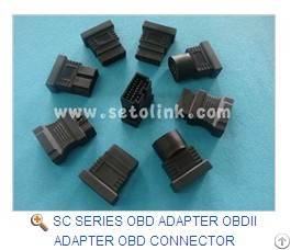 Supply Obdii 16pin Male Adapter To Female