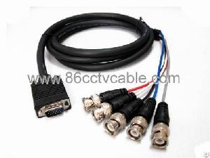 Cable De Monitor Vga -5bnc M / M