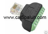 rj45 jack plug screw terminal