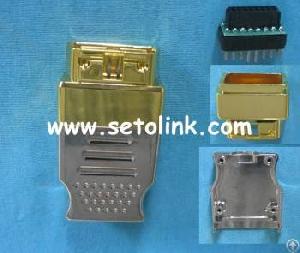 Golden Metal Obd Connector