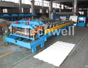 roof tile machine forming