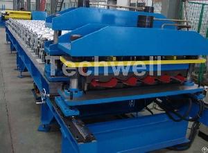 step tile roll forming machine supplied wuxi techwell machinery co