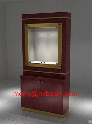 diamond jewelry cabinet wood door