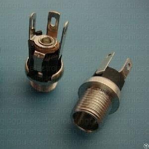 2.0 2.5 Mm Single-hole-fixing Dc Socket