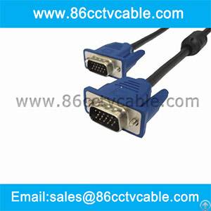 15 Pin Svga Super Vga Monitor Cable For Dvr To Tv Hookup