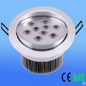 powerful 9w led ceiling light recessed