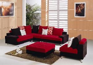 Fabric Sofa, Leahter Sofa