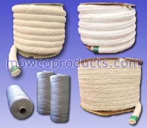 Mowco Ceramic Fiber Twisted / Braided Square / Round Rope And Yarn