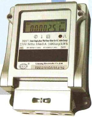 dds71 static phase watt hour meter ac active energy anti tamper rs