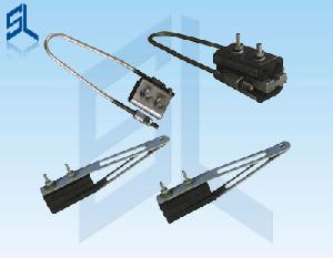 four core collecting strain clamp anchor