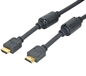 hdmi 19pin male cable 28awg ferrite cores gold plated