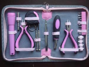 23 Pcs Pink Tool Kits For Ladies