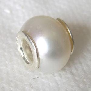 Sterling Silver Core Pearl Beads For Pandora