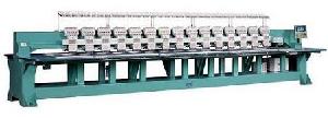 multi head flat embroidery machine