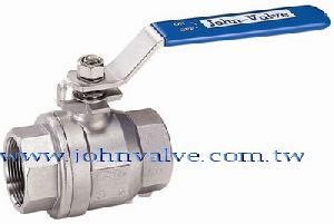 John Valve 2pcs Valvula De Bola Roscada