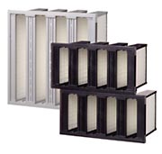 Sell Mini Pleated V Bank Hepa Air Filters