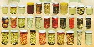 canned pickles vegetable