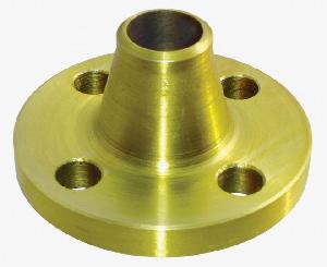 din 2633 weld neck flange golden painted st37 carbon steel