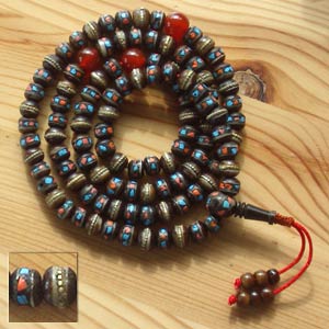 mala beads yak bone