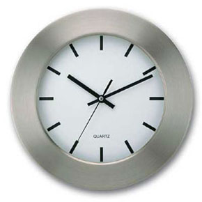metal wall clock