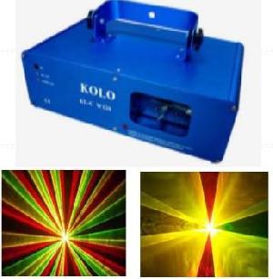 Kl-c W320 190mw Tri-color Laser Light, Stage Light, Disco Light With Dmx For Dj Pro