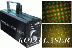 Kl-f180 Rgy Tri-color Firefly Twinkling Laser Light, Stage Light, Laser Show, Disco Light For Dj Pro