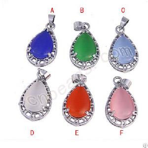 Drop Cats Eye Charm 2012 Fashion Cats Eye Jewelry