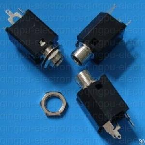 Chassis / Pcb Mount 1 / 4 Inch Trs Female Jack