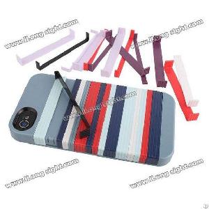 Color Bensy Pattern Strip Puzzle Hard Case For Iphone 4s