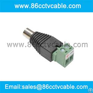 2.1mm Female Power Plug With Built-in Screw Terminal