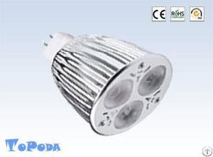 9w Led Spotlight With 420 Lumens And Mr16 / Gu10 / E27 Base, 0.96 / 0.98 Power Factor