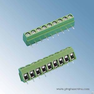 0926 5.0 Pcb Type Terminal Block With Leaf Spring H 10.0mm Connectors