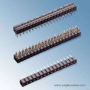 Female Header 2.54 Wavy Type H 3.5 2801 Connector